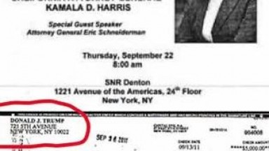 Trump Donations To Kamala Harris in 2011